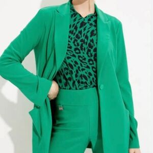 Joseph Ribkoff Signature Single Breasted Blazer Noble Green Size 10 NEW